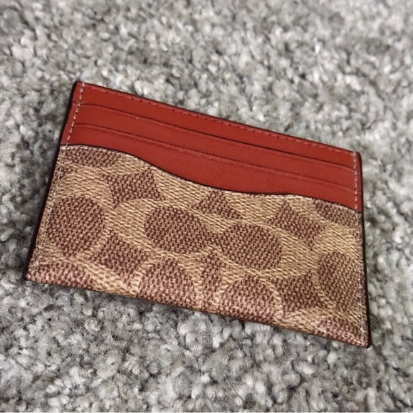 Coach Retail Signature Card Case - Picture 3 of 3